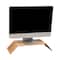 Mind Reader Lattice Collection Brown Rayon from Bamboo Foldable Monitor Stand